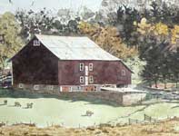Painting by Eddie Flotte: Autumn at Kuerner's