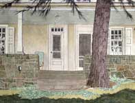 Painting by Eddie Flotte: Kuerner's Front Porch