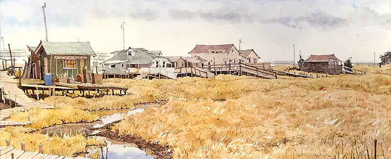 Winter At Grassy by Eddie Flotte