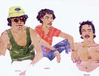 Painting by Eddie Flotte: Paia Boys